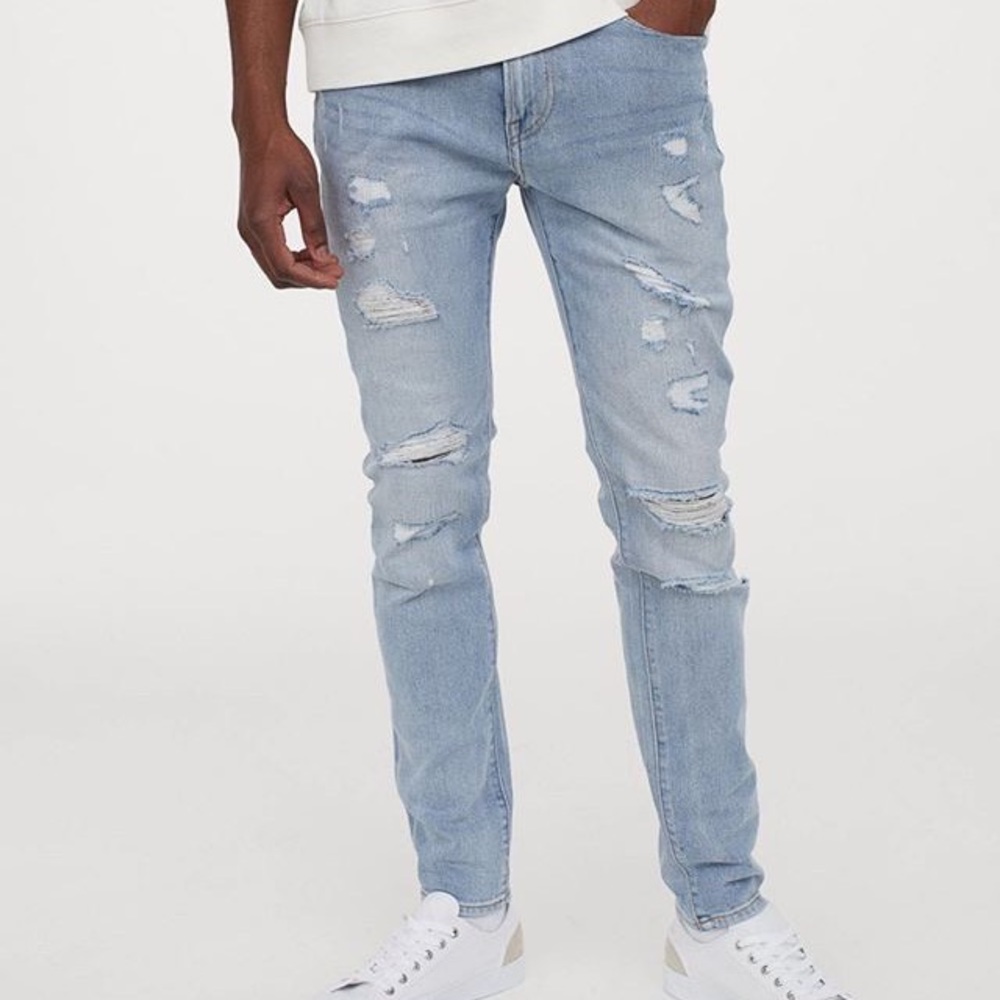 Brand new h&m skinny ripped jeans